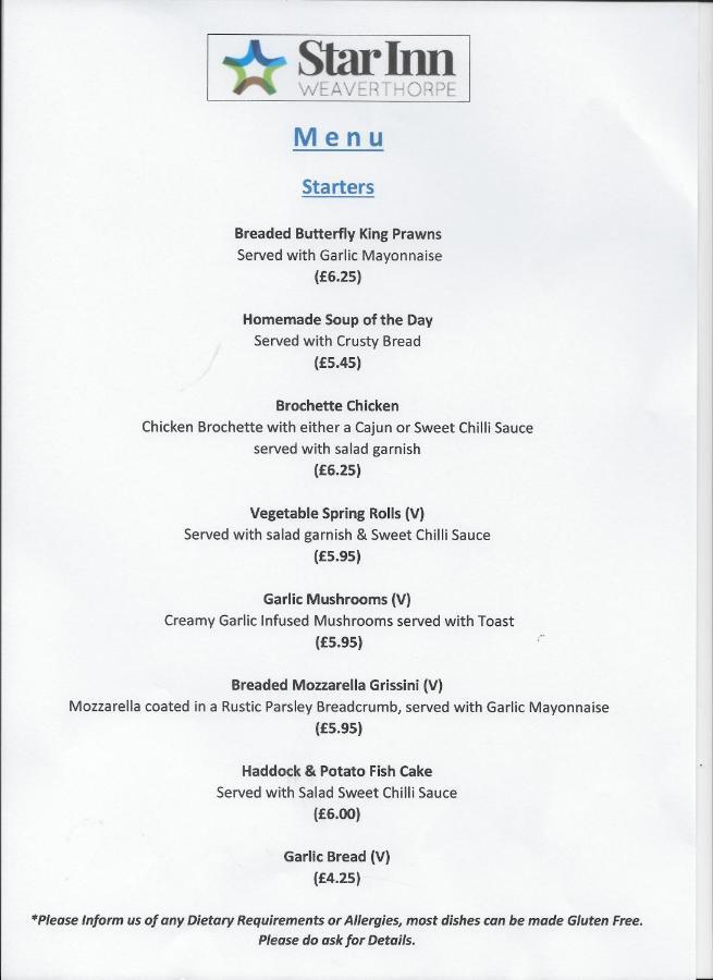 The Star Inn Weaverthorpe Esterno foto